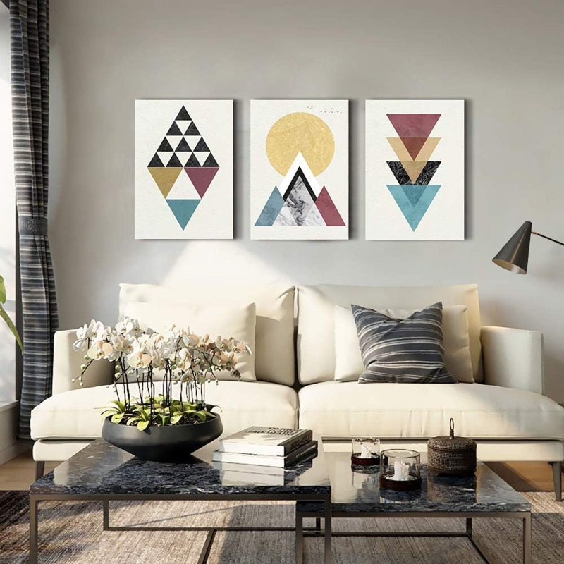 3 Piece Wrapped Canvas Wall Art