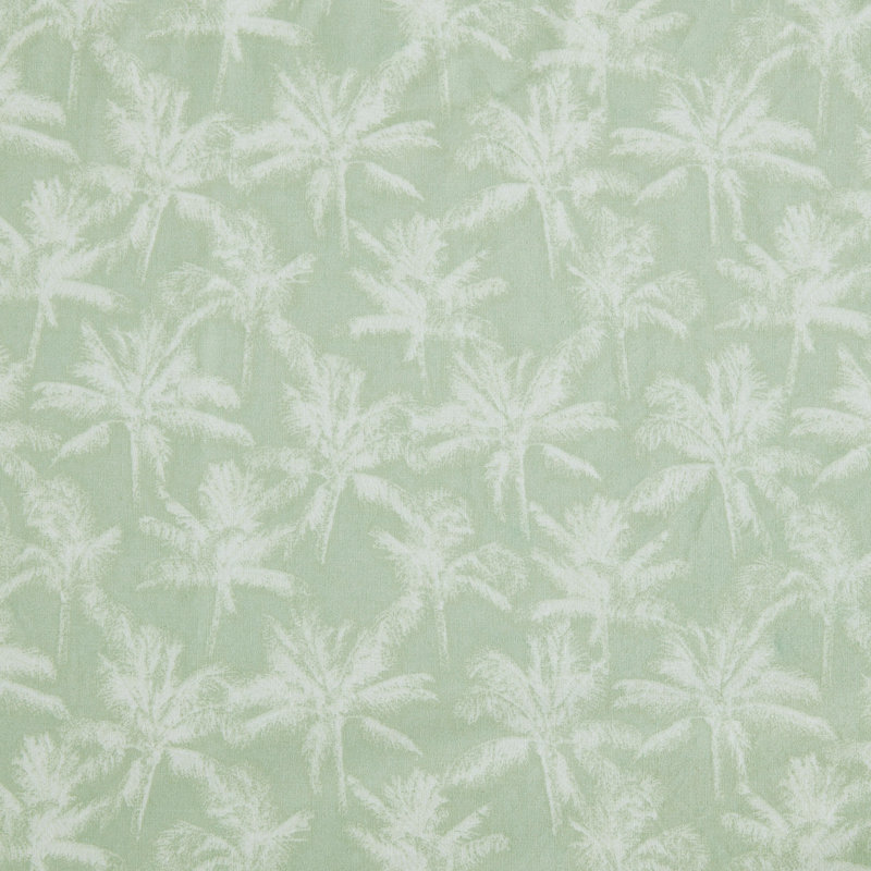 Tommy Bahama Casablanca Garden Shower Curtain, Ensemble de draps pour grand lit avec 2 taies d'or, Vert brise tropique