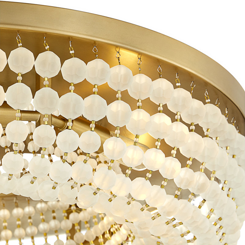 Ophelia Frosted Glass Flush Mount