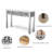 Glass Console Table With Mirror Set