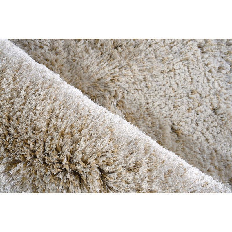 Sumo Solid Area Rug in Beige, Rectangle 5' x 8', Beige