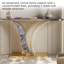 Table console artistique en pierre de cristal bleu de 47,24 pouces-1390407758