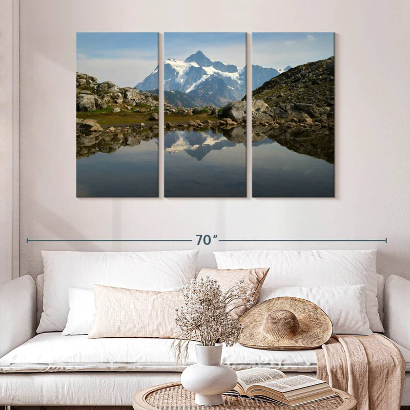 Mount Shuksan From Afar, 32" H x 50" W