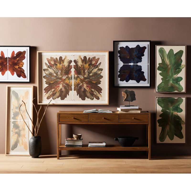 Rorschach Forrest Diptych Painting by Orfeo Quagliata