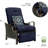Craighead Luxury Recliner Patio Chair with Plush Cushions and Accent Pillow-2107153624