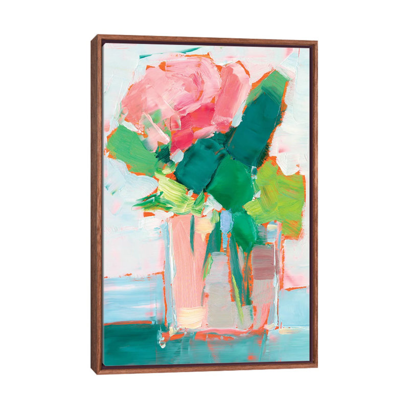 «Cut Flowers II» par Ethan Harper - reproduction d'art, H 48 po x l 32 po x P 1,5 po, Pas de tapis