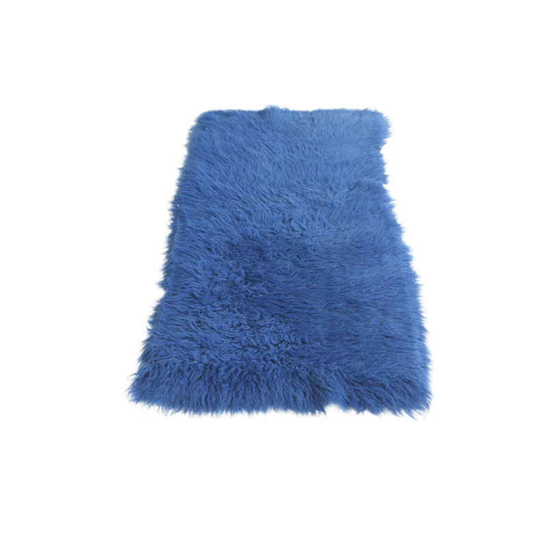 Tapis de couloir bleu Paraiso