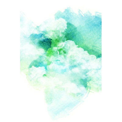 Illustration Of Cloud - Wrapped Canvas Painting