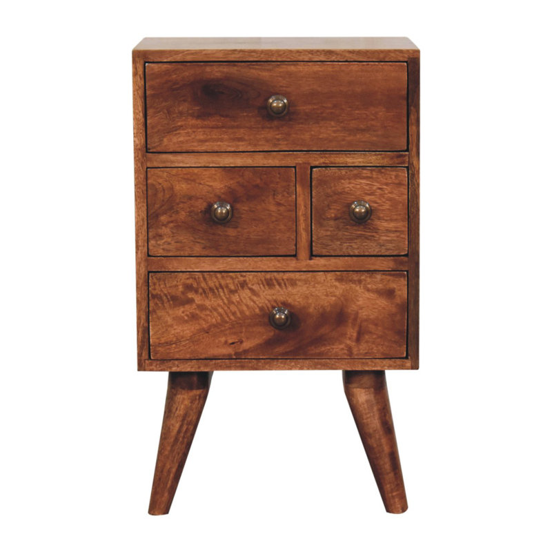 Caramel Nordic Style 4 Drawer Multi Cicero