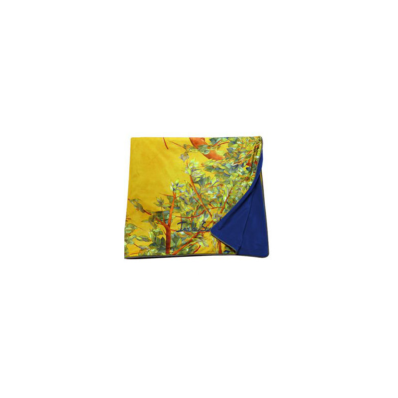 Chinoiserie Yellow Bed Runner