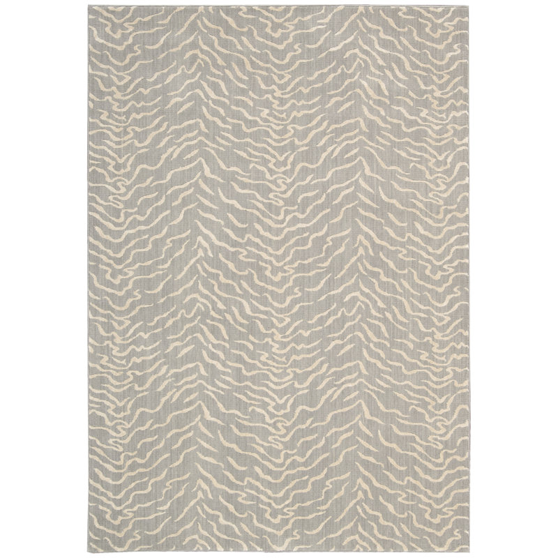 Tapis gris Quartz, Rectangle 3 pi 6 po x 5 pi 6 po