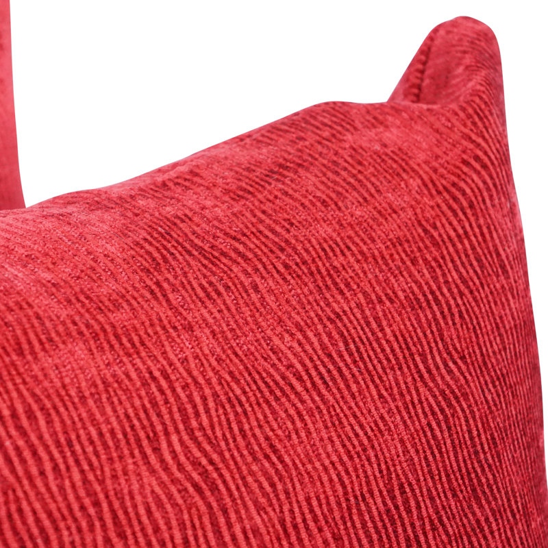 5_17-Inch Jacquard Throw Pillow With Insert, Ashfield Claret