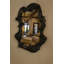 Sculptural Black Organic Frame Mirror