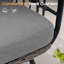 Warran 10 - Person 106’’L Patio Dining Set with Grey Cushions and Extendable Aluminum Table-106913542