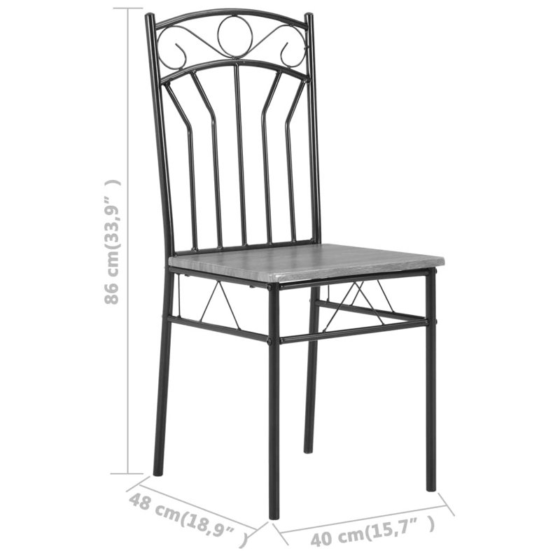 Dining Chair in Brown
