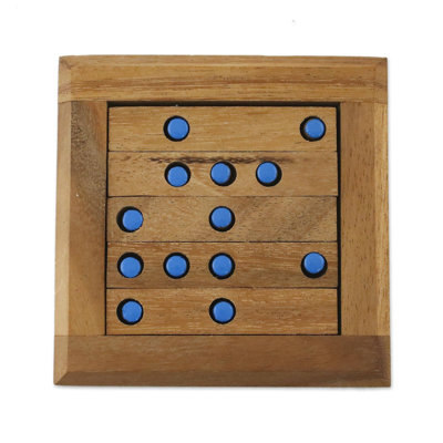 Puzzle en bois à points bleus Islington