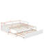 Lit de jour simple en bois avec couchette, lit de jour extensible avec couchette-972807602