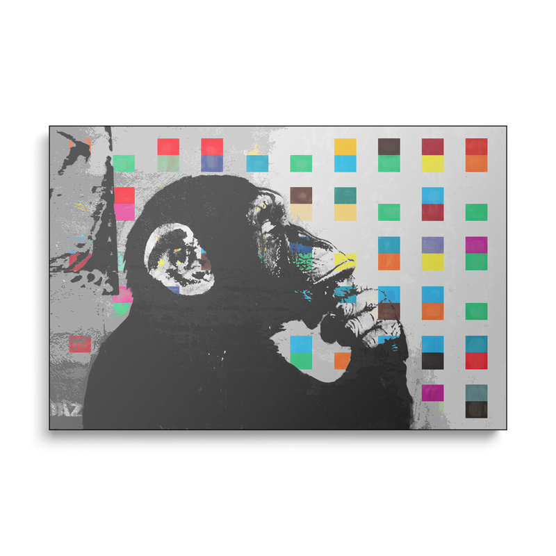 Reproduction d'art sur toile en métal, "Steppeix"