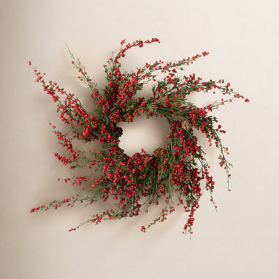14'' Faux Cedar Wreath