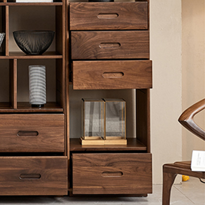 Light luxury solid wood bookcase