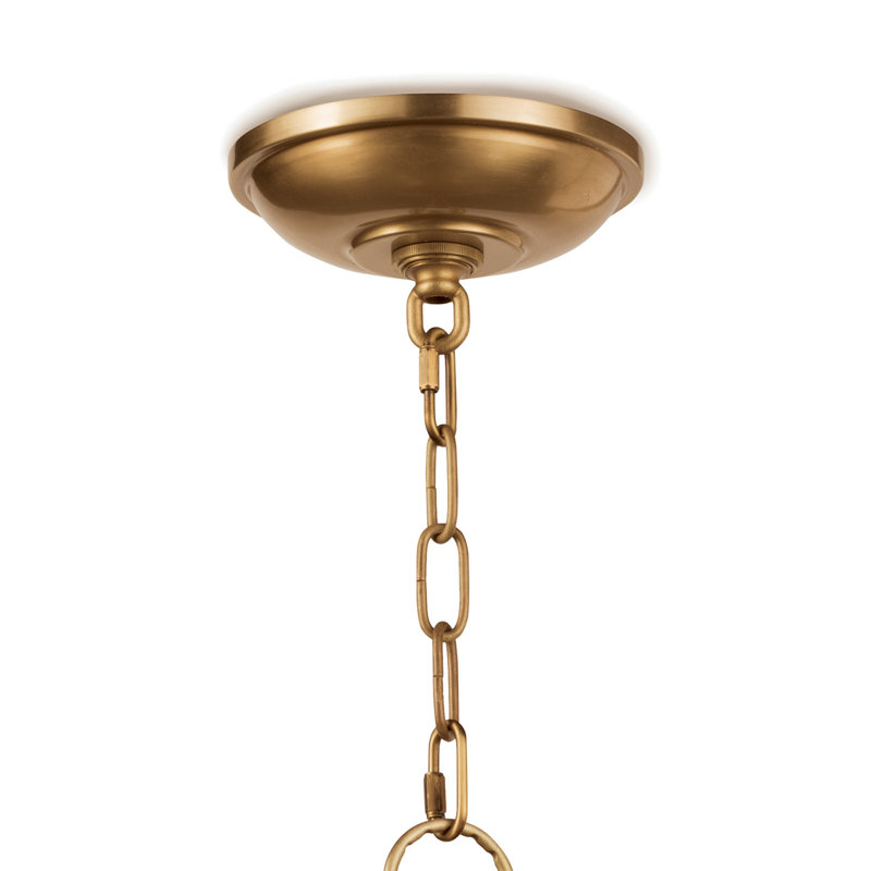 Globe Pendant, Natural Brass