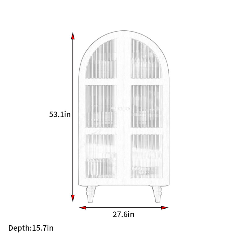 Bibliothèque de style français rétro