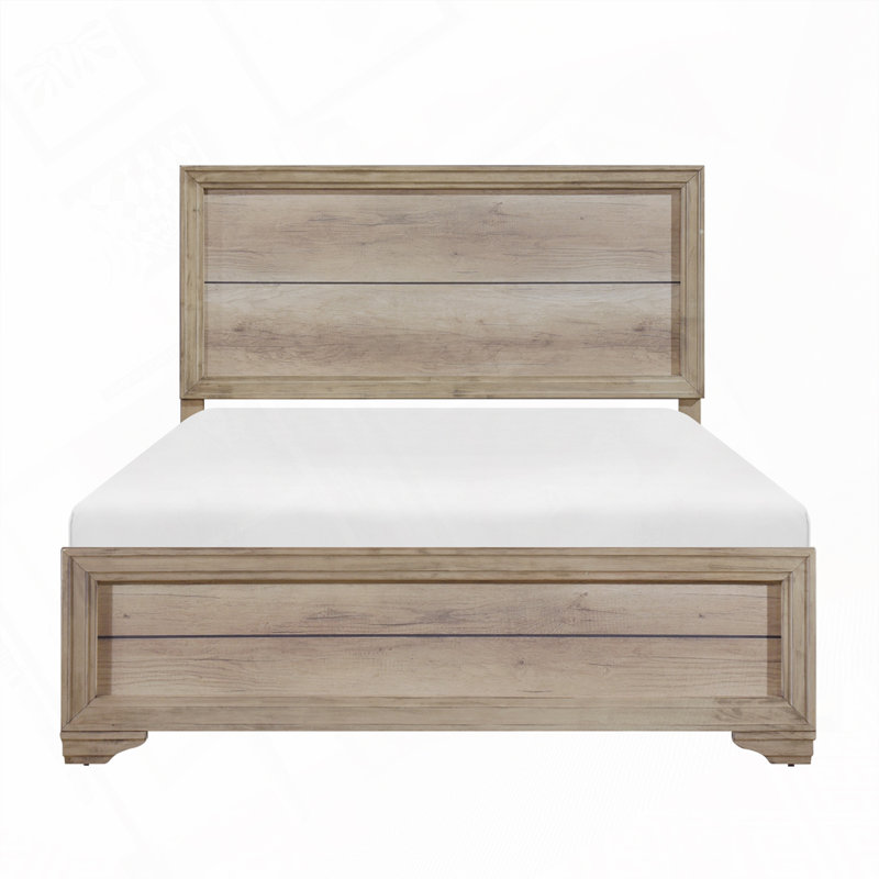 Panel Low-profile Bed, Twin