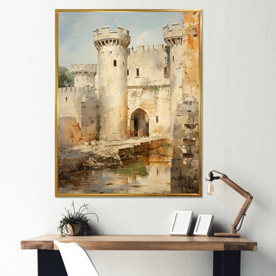 Château français d'Avignon II - reproduction sur toile