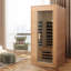 Sauna intérieur à infrarouge lointain Hemlock
