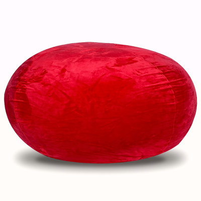 Bean Bag Chair, Plush Floor Chair For Kids And Adults W/ Washable Cover, Lounge Chair With Stretchable Fabric, Comfy Bedroom Chair, Filled With Shredded And Memory Foam.