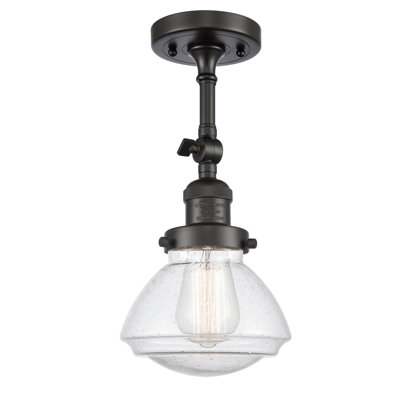 Plafonnier semi-encastré 1 lumière 6,75 po Chesterville