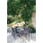 Costa Rectangular Metal Outdoor Dining Table , in. W in. D-87479403