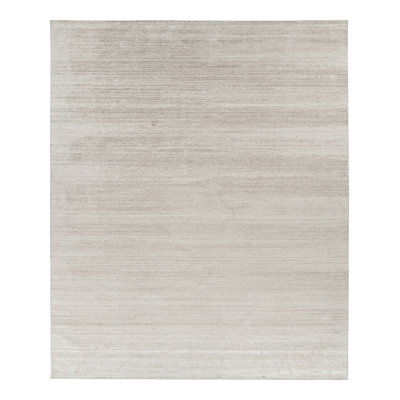 Rug & Kilim’S Oversized Textural Rug In Solid Beige And White Tones And Striae