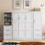 Grands lits escamotables peu encombrants, finition blanche en MDF pour une maison moderne