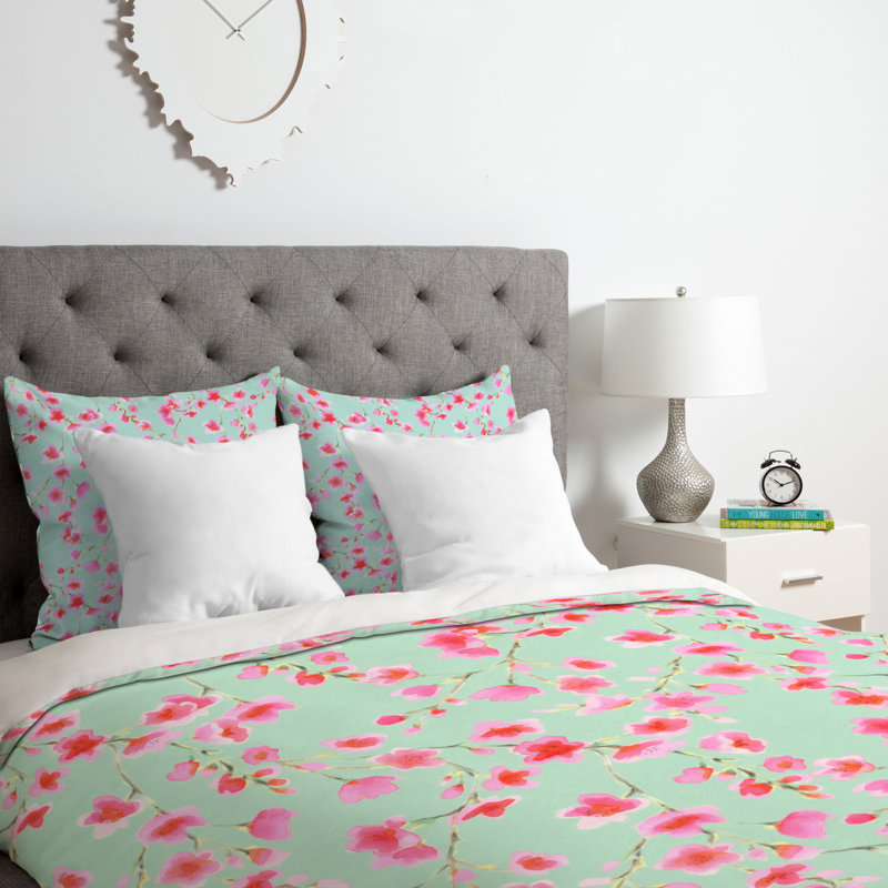 Ensemble de housse de couette Jacqueline Maldonado, Housse de couette simple / simple TG et 1 taie dé