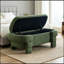 Banc rembourré avec rangement rabattable et pieds robustes-244493814
