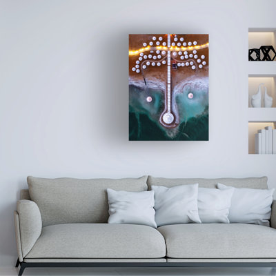 Bolog Gilad Topaz Parasols Invasion Canvas Art