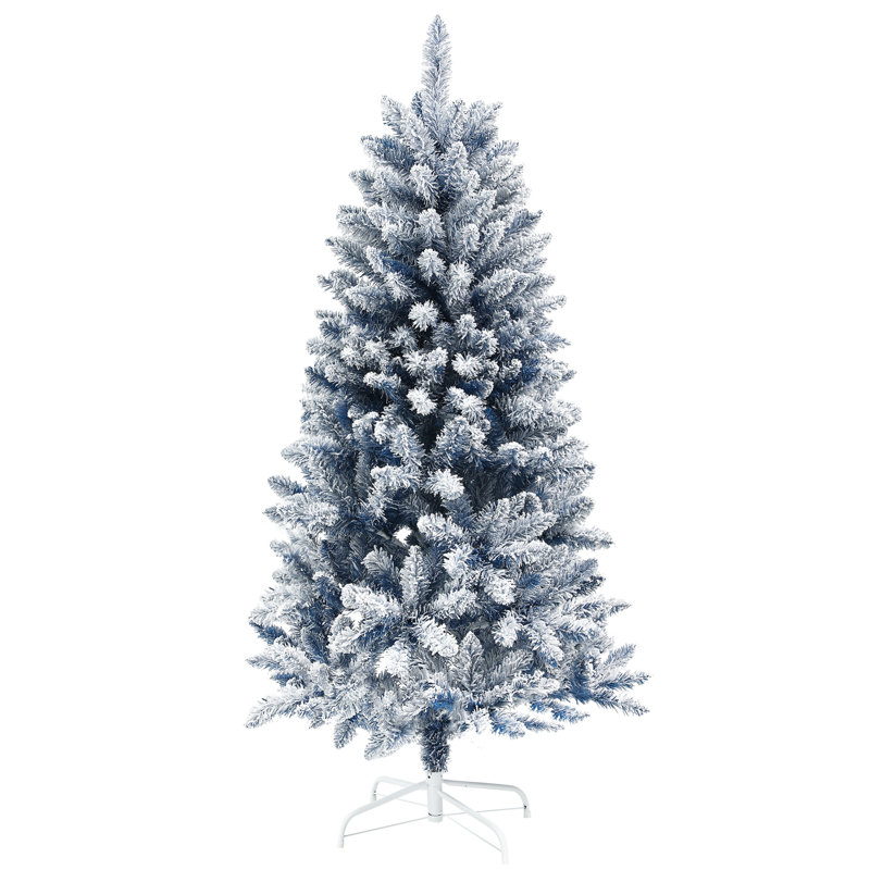 Arbre de Noël artificiel avec branches enneigées, charnières, 5'
