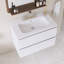 Meuble-lavabo mural simple avec comptoir intégré en céramique blanche-1965274295-1965274291