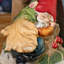 Ensemble de 2 statues de gnome des bois avec lanternes solaires illuminées