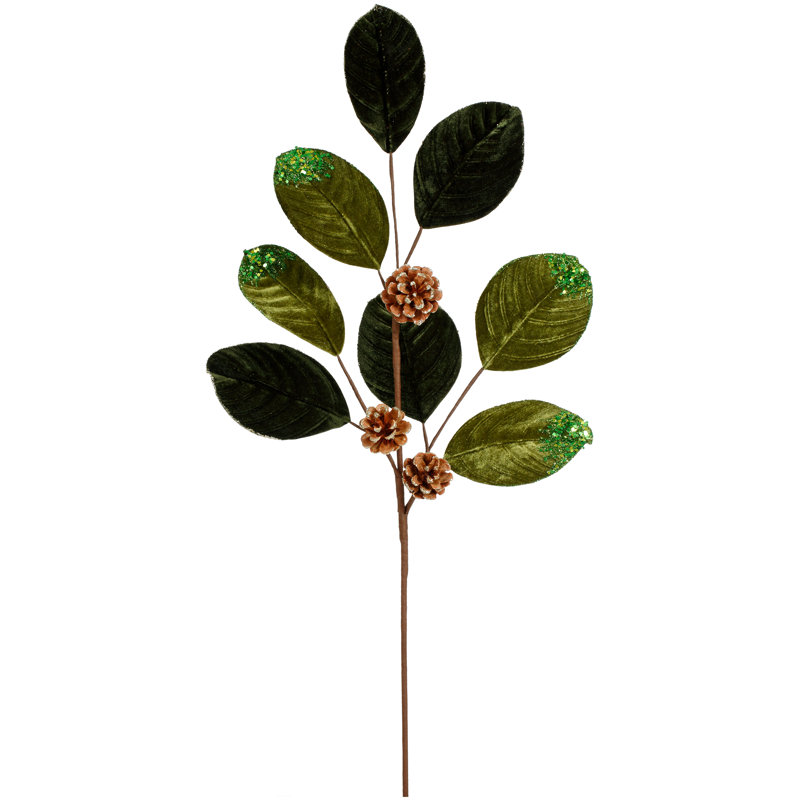 Glittered Magnolia Spray - 31 Inches Set Of 12