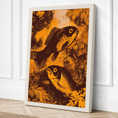 Facing Fish Boho - Print