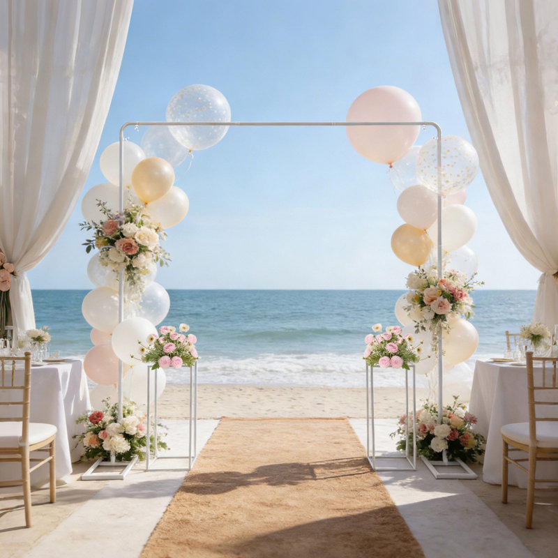 Steel Backdrops & Signs, White