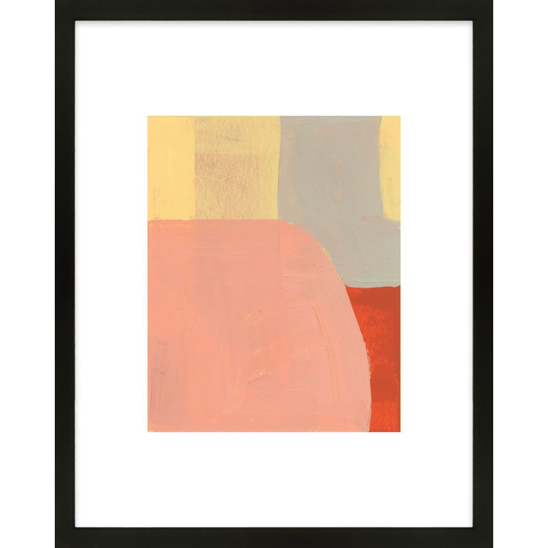 Moments 3 Painting by Andrea Stokes, 30" H x 24" W, Black Framed