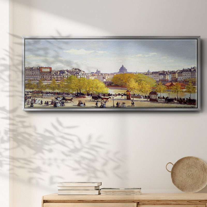 Que Du Lourve 1867 - toile encadrée, H 24 po x l 60 po