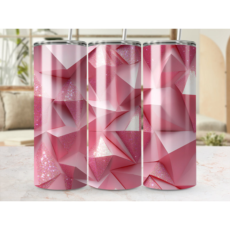 Choose Handmade Tumblers 591ml Vacuum Insulated Stainless Steel (18/8) Travel Tumbler with Straw
