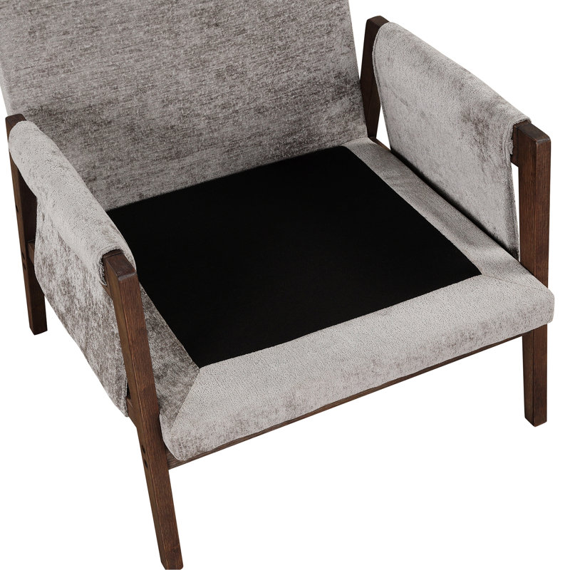 Chaise d'intérieur moderne, fauteuil d'appoint, Gris