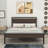 Bloomington Metal Platform Bed with Headboard-1001268064-1001268078