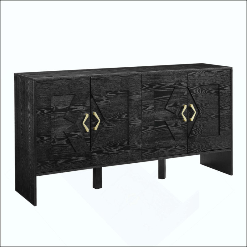 Buffet Mid Mid Modern, Noir