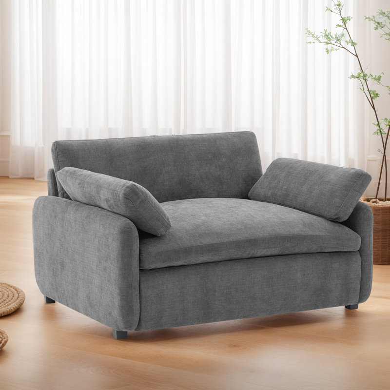 Fauteuil d'appoint 50 po, Gris
